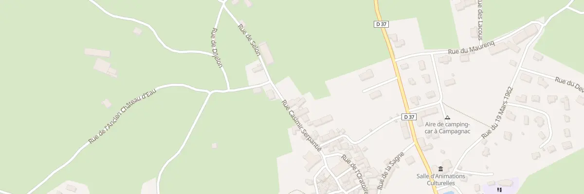 Plan du 5195 Campagnac à Campagnac