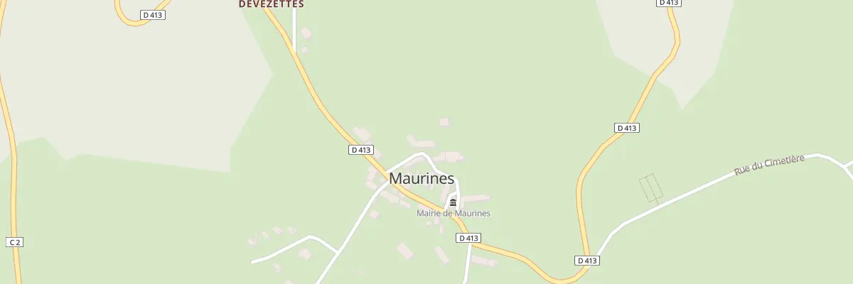 Plan du 5008 Le Bourg à Maurines