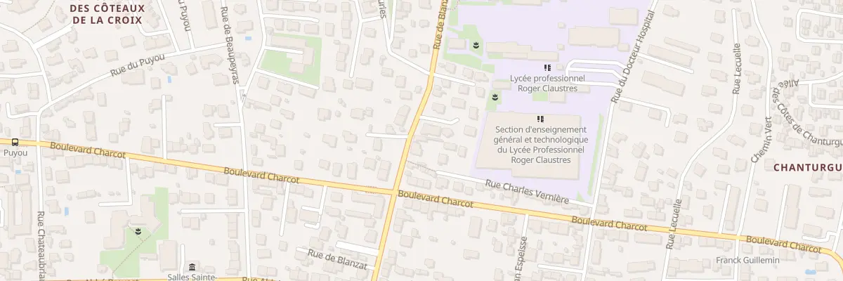 Plan du 198 Rue de Blanzat à Clermont-Ferrand