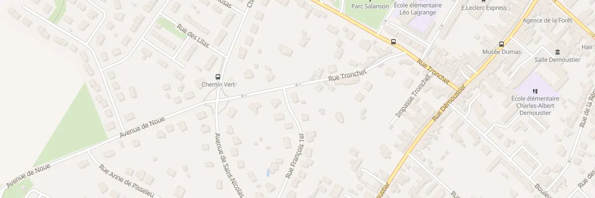 Plan du 18 Rue François 1er à Villers-Cotterêts
