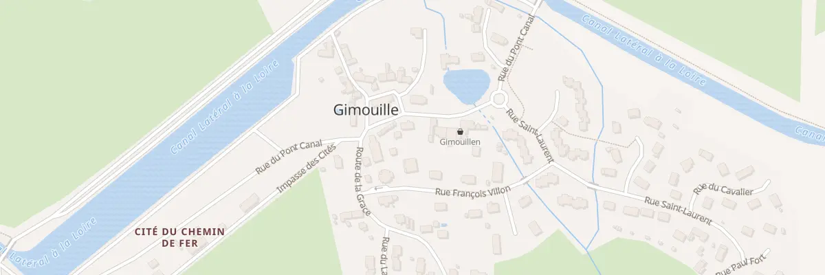 Plan du 17 Rue du Pont Canal à Gimouille