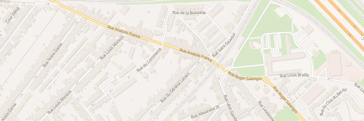 Plan du 17 Rue Anatole France à Ronchin