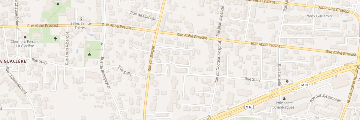 Plan du 146 Rue de Blanzat à Clermont-Ferrand