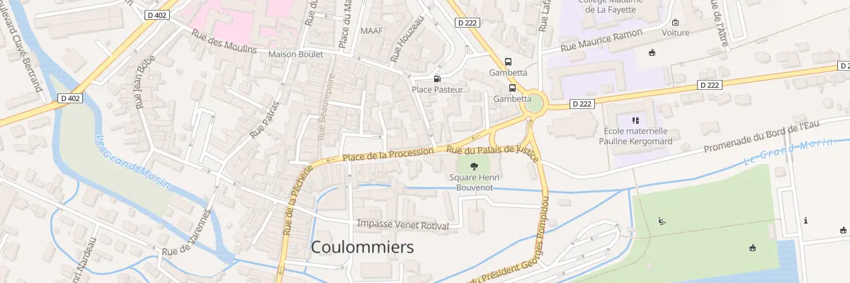 Plan du 1 Rue Ernest Dessaint à Coulommiers