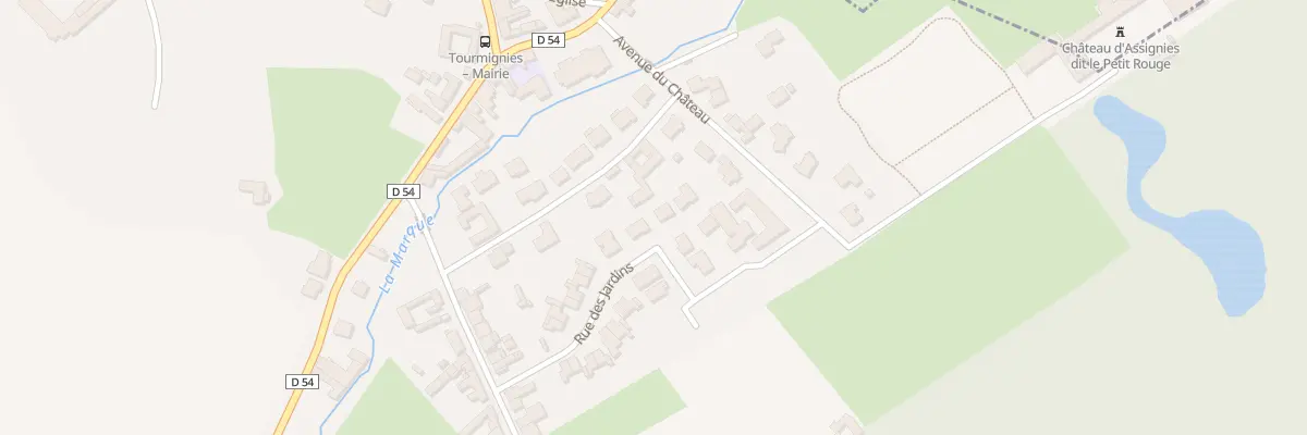 Plan du 19 Rue des Jardins à Tourmignies