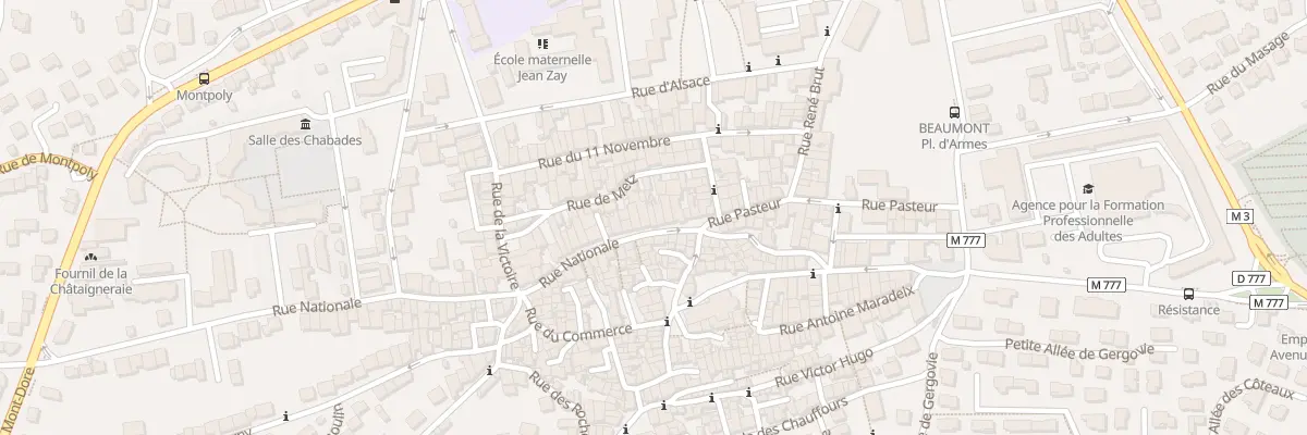 Plan du 44 Rue Nationale à Beaumont