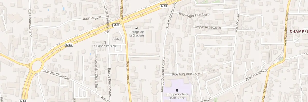 Plan du 37 Rue Docteur Hospital à Clermont-Ferrand