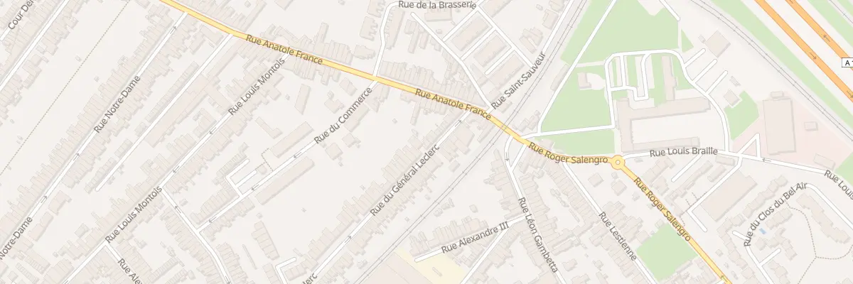 Plan du 191 Rue du Général Leclerc à Ronchin