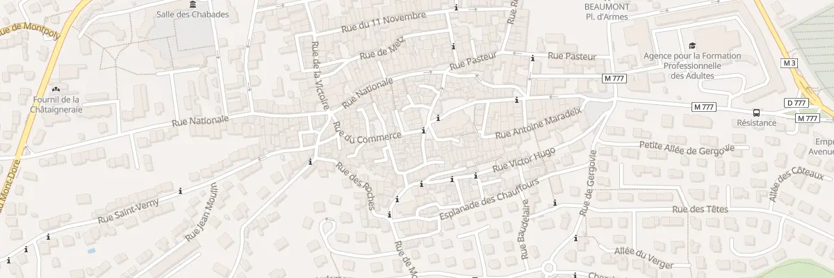 Plan du 4 Rue du Terrail à Beaumont