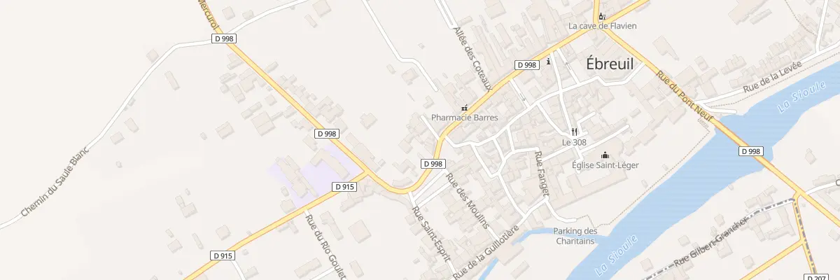Plan du 48F Rue des Fossés à Ébreuil