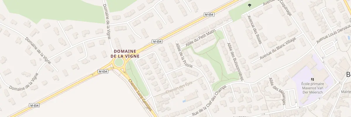 Plan du 20 All de la Prairie à Bondues