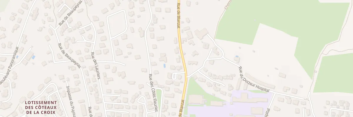 Plan du 225 Rue de Blanzat à Clermont-Ferrand