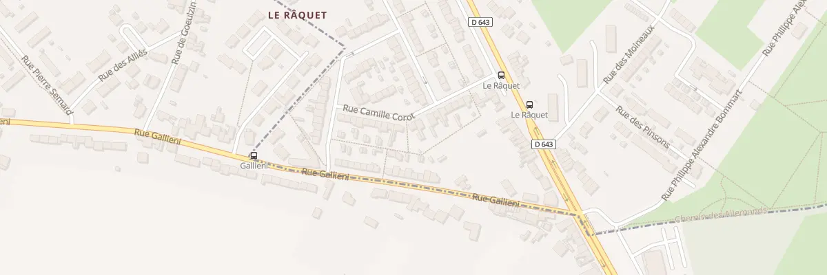 Plan du 80 Rue Camille Corot à Douai