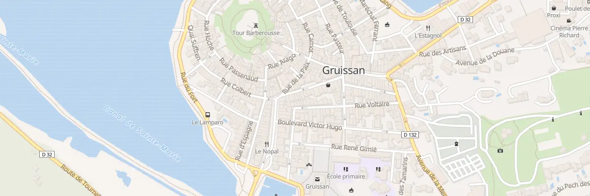 Plan du 30 Rue de la République à Gruissan