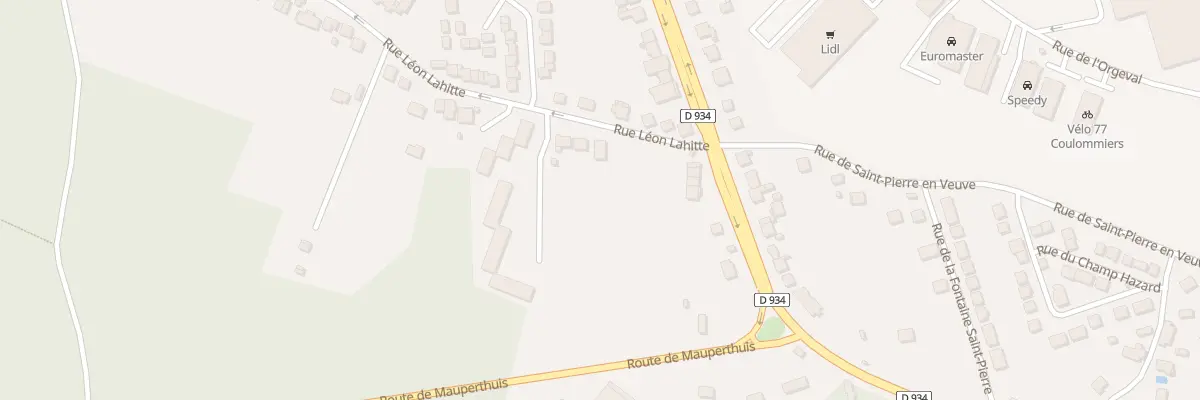 Plan du 92 Rue Leon Lahitte à Coulommiers