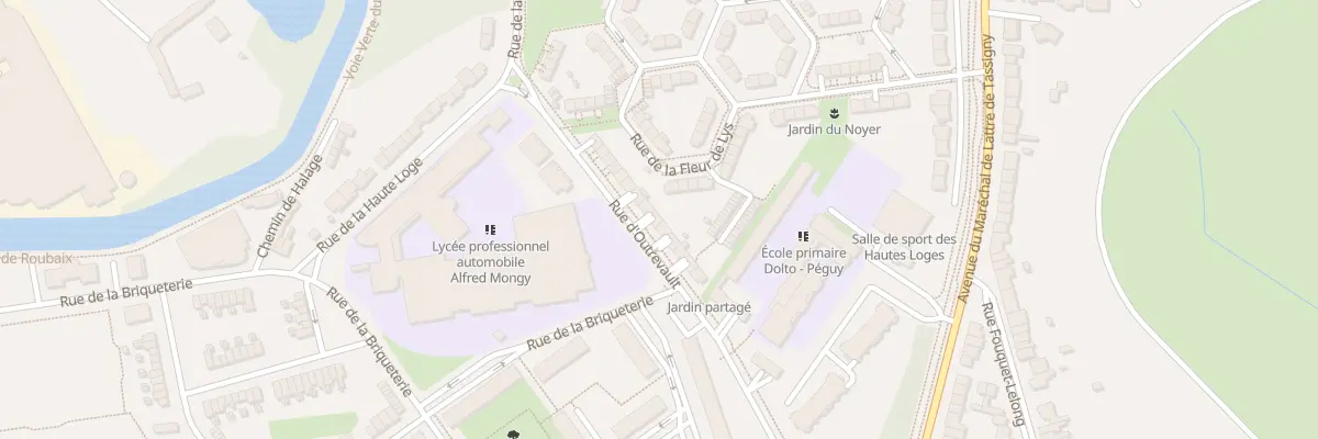 Plan du 17 Rue d’Outrevault à Marcq-en-Barœul