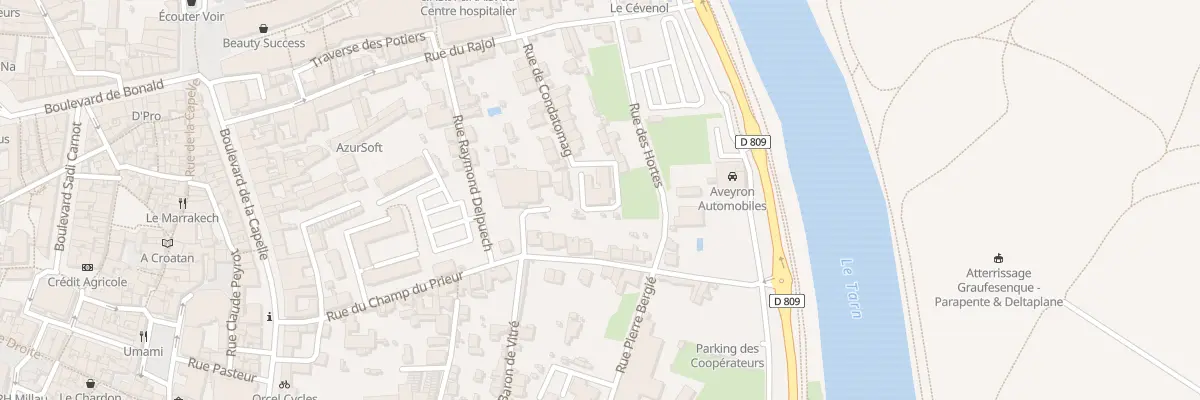 Plan du 19 Rue de Condatomag à Millau