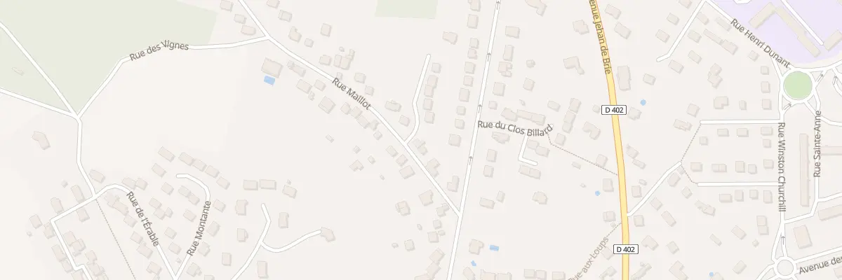 Plan du 8 Rue Maillot à Coulommiers