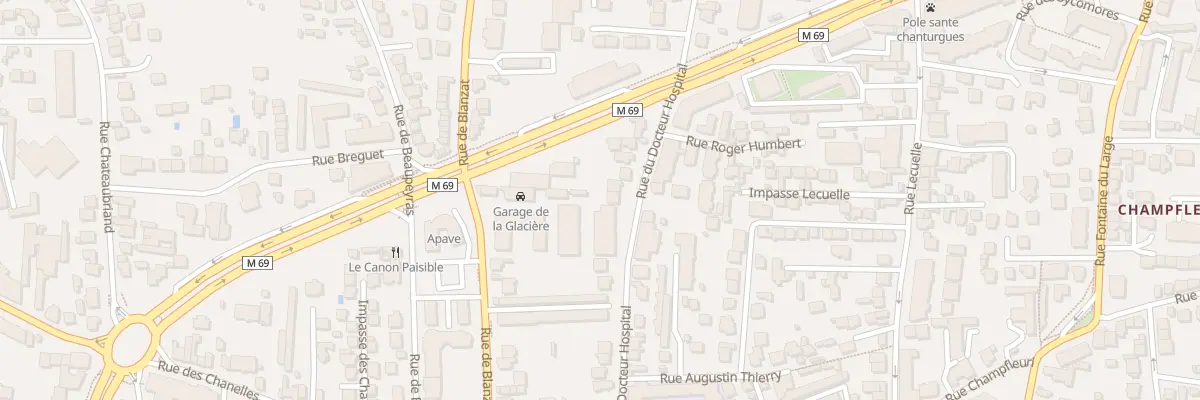 Plan du 47 Rue Docteur Hospital à Clermont-Ferrand