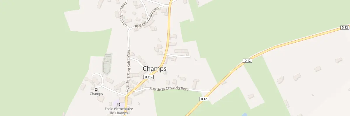 Plan du 4 Imp des Trois Puits à Champs