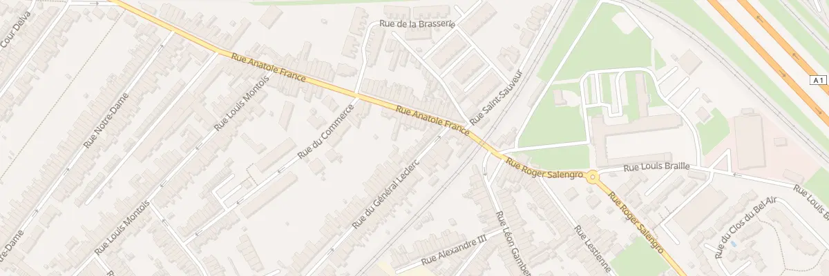 Plan du 11 Rue Anatole France à Ronchin