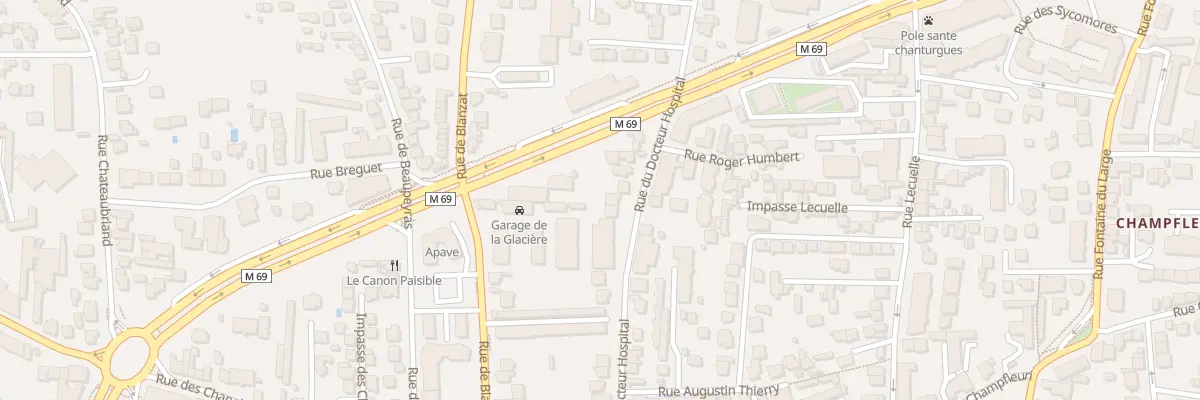 Plan du 49 Rue Docteur Hospital à Clermont-Ferrand