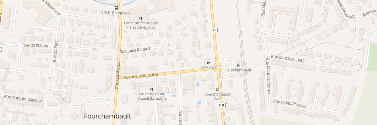Plan du 15 Av Jean Jaurès à Fourchambault