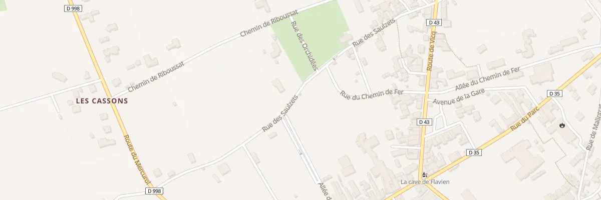 Plan du 45 Rue des Saulzets à Ébreuil