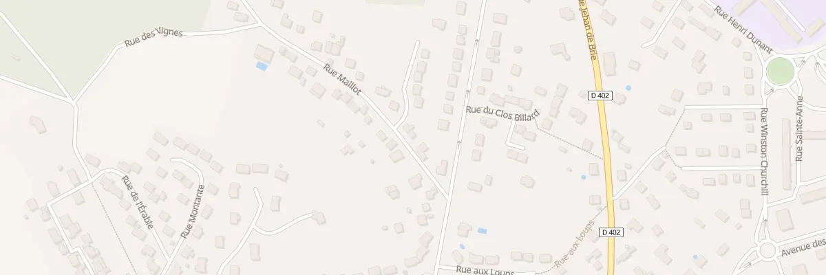 Plan du 6 Rue Maillot à Coulommiers