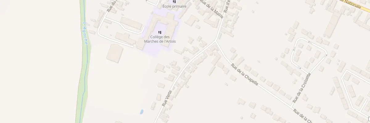 Plan du 12 Rue Verte à Marquion