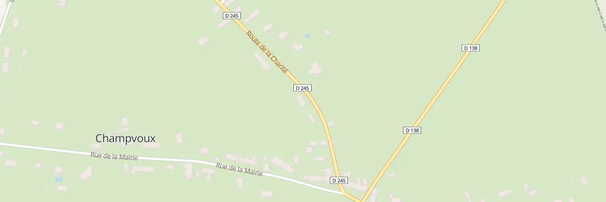 Plan du 9 Rte de la Charité à Champvoux
