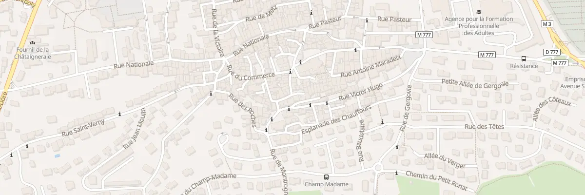 Plan du 1 Rue du Terrail à Beaumont