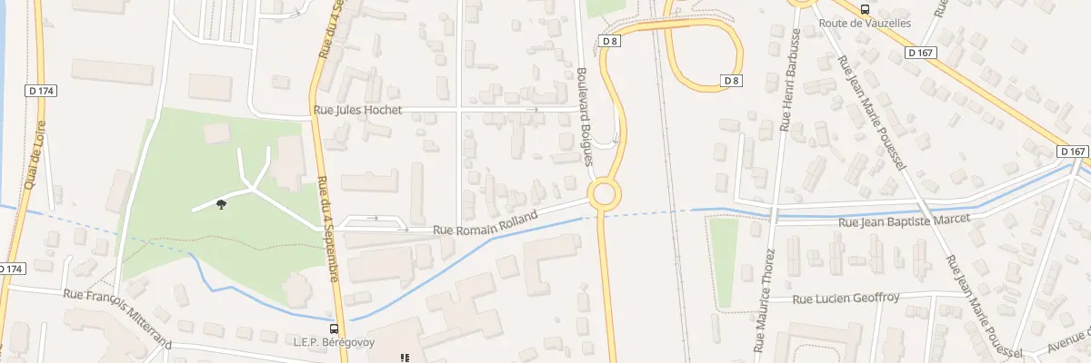 Plan du 11 Rue Romain Rolland à Fourchambault