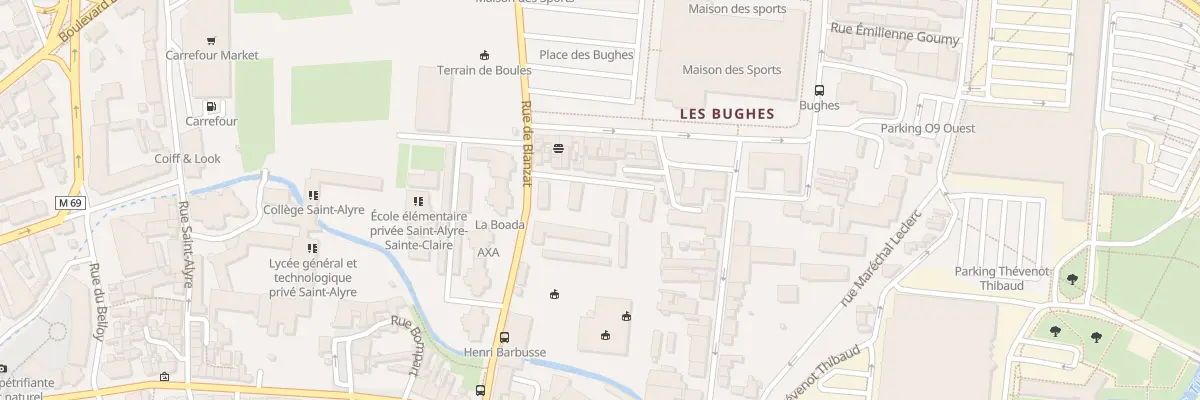 Plan du 42B Rue de Blanzat à Clermont-Ferrand