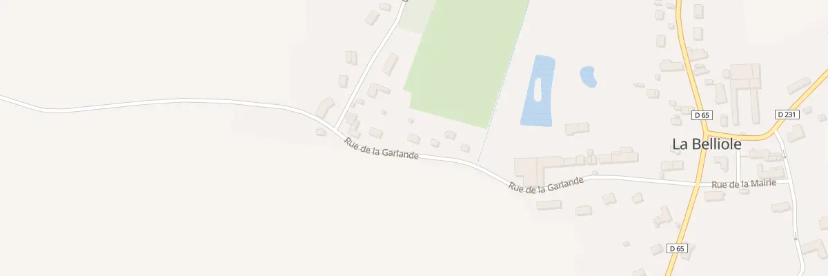 Plan du 28 Rue de Garlande à La Belliole