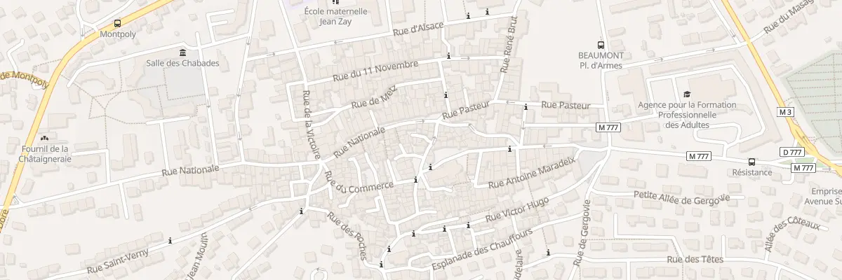 Plan du 5 Rue Saint-Pierre à Beaumont