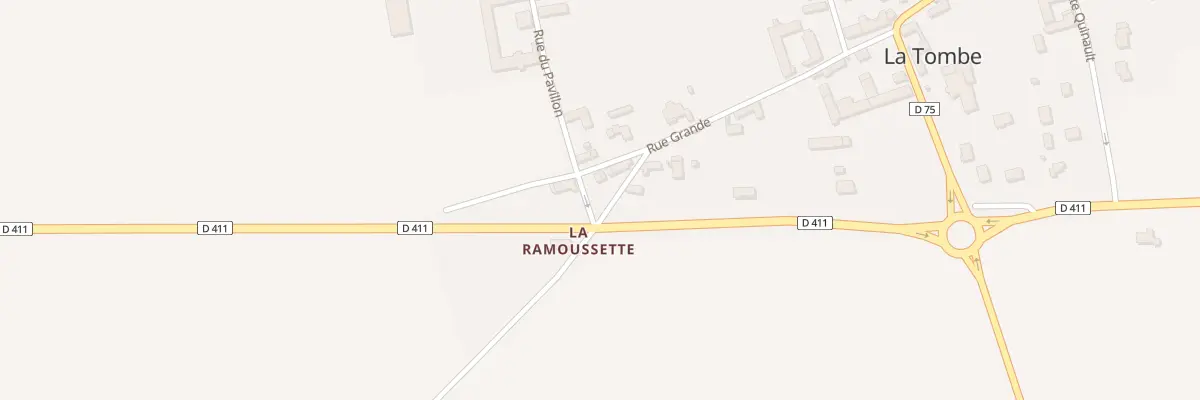 Plan du 103 Rue Grande à La Tombe