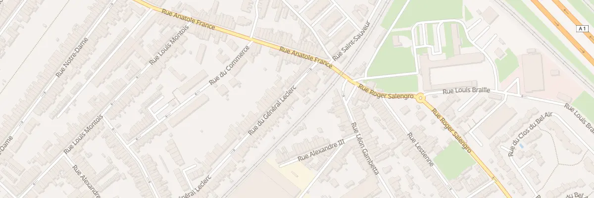 Plan du 204 Rue du Général Leclerc à Ronchin