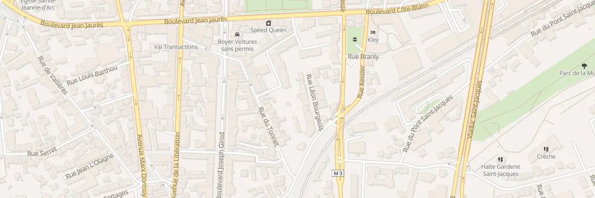 Plan du 66 Rue Léon Bourgeois à Clermont-Ferrand
