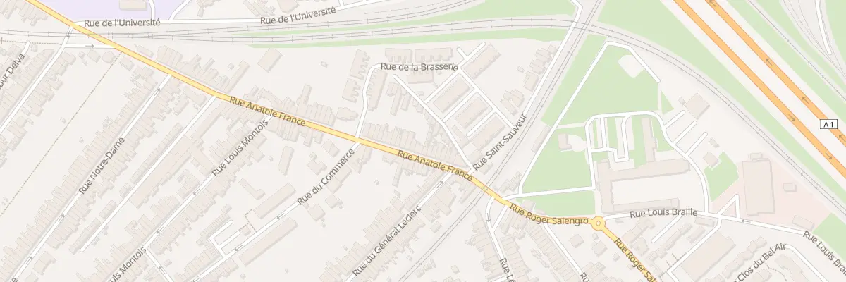 Plan du 20 Rue Anatole France à Ronchin