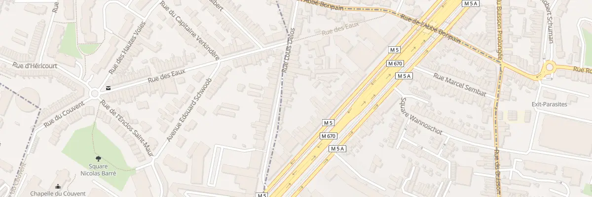 Plan du 37 Rue Louis Delos à Lille
