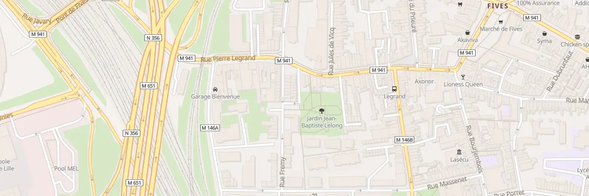 Plan du 15 Rue du Jambon à Lille