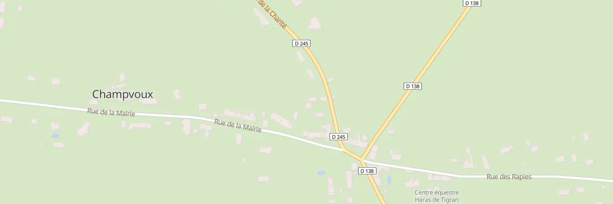 Plan du 3 Rte de la Charité à Champvoux