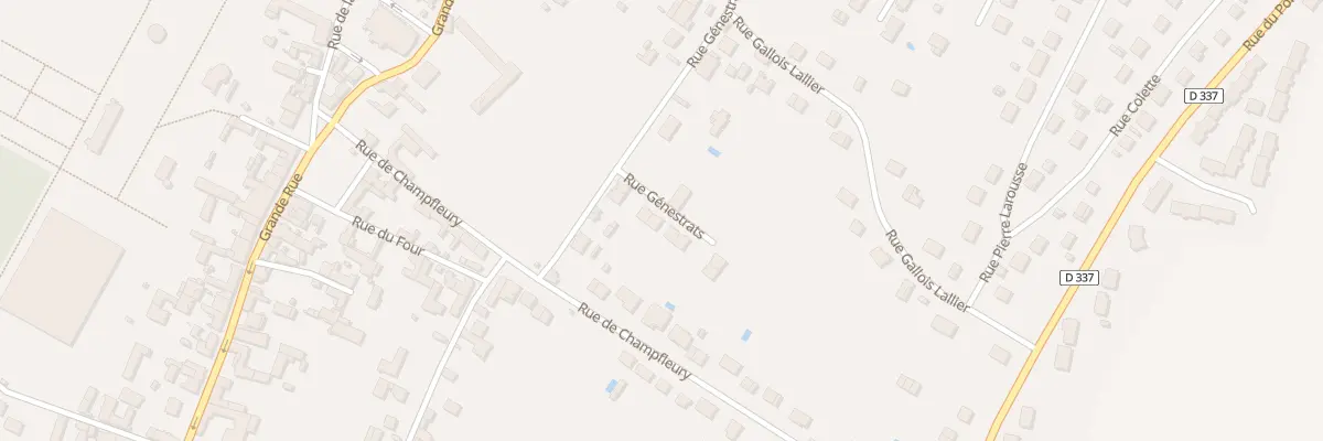 Plan du 9D Rue Genestrats à Villeblevin