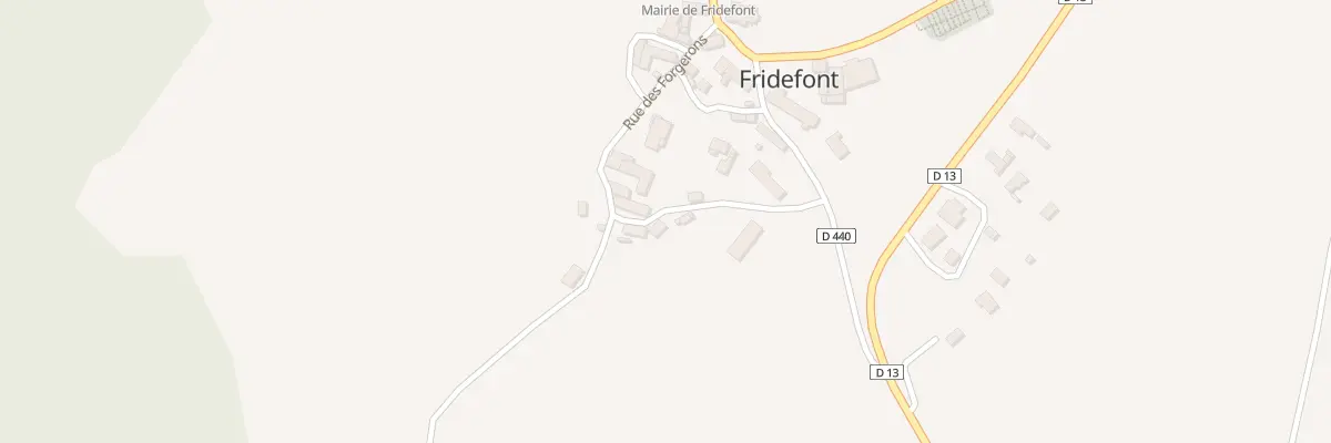 Plan du 14 Rue des Forgerons à Fridefont