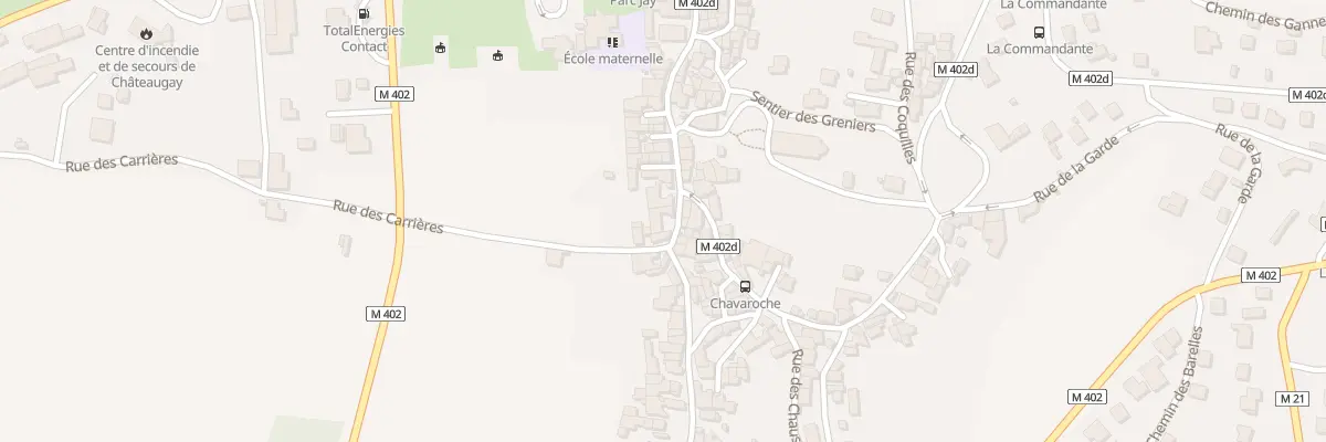 Plan du 8 Rue de Blanzat à Châteaugay