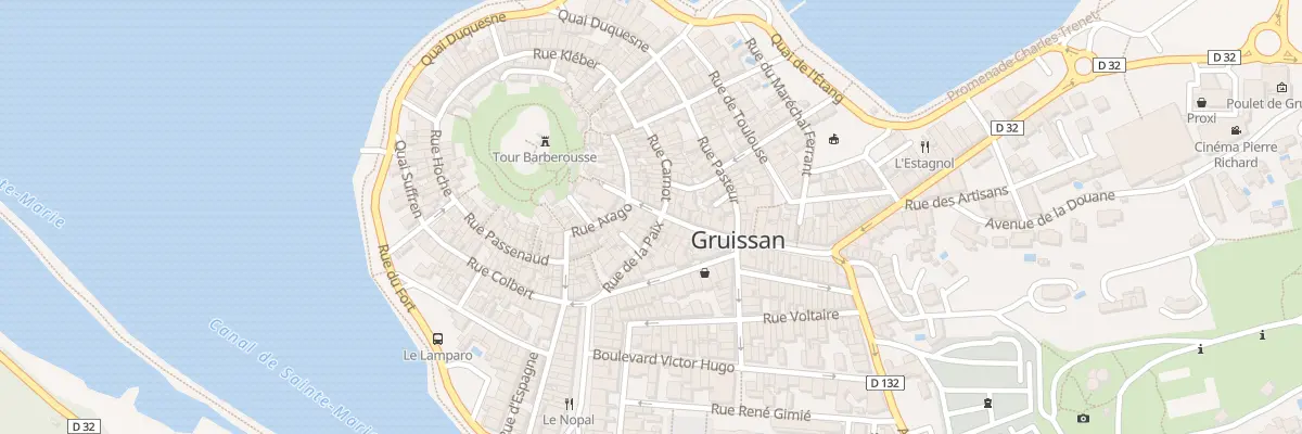 Plan du 22 Rue Espert à Gruissan