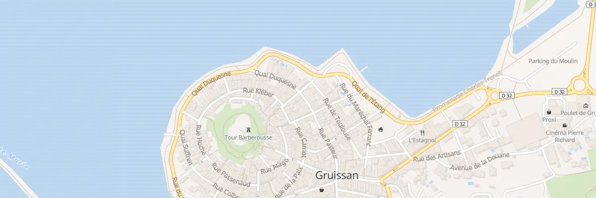 Plan du 7 Rue de Marseille à Gruissan