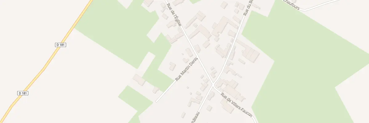 Plan du 4 Rue Martin Denis à Guyencourt-Saulcourt