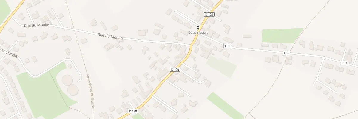 Plan du 323 Rue de Bouvincourt à Moncheaux